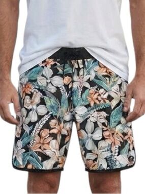 ONEILL Hyperfreak Plate Lunch Floral Board Shorts 32